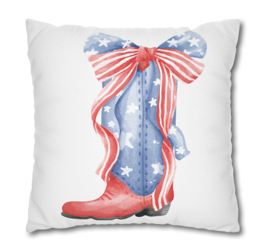 Spun Polyester Square Pillowcase