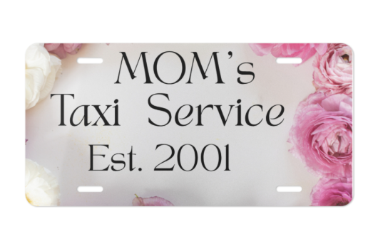 Custom Vanity Plate - Personalized License Plate Front Tag with Your Message