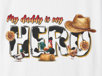 Farmer Dad T-Shirt — Rustic Farm Animals Graphic Tee