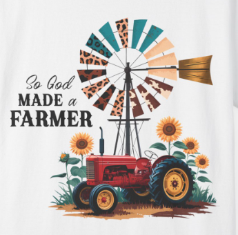 Farmer Dad T-Shirt — Rustic Farm Animals Graphic Tee