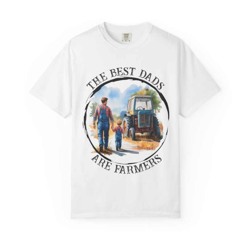 Farmer Dad T-Shirt — Rustic Farm Animals Graphic Tee