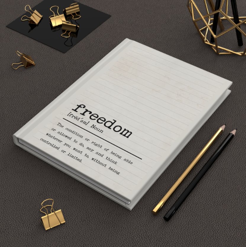 Liberty Freedom America Hardcover Journal