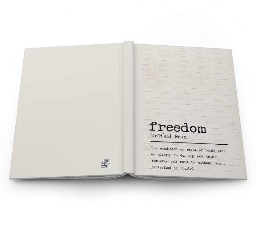 Liberty Freedom America Hardcover Journal