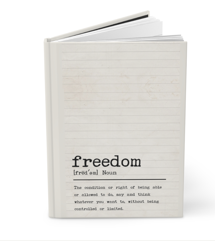 Liberty Freedom America Hardcover Journal