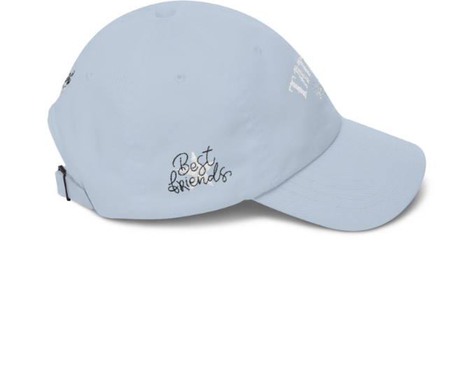 Minimal 'Print it your way' Embroidered Hat