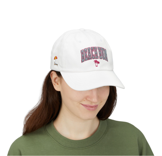 Minimal 'Print it your way' Embroidered Hat