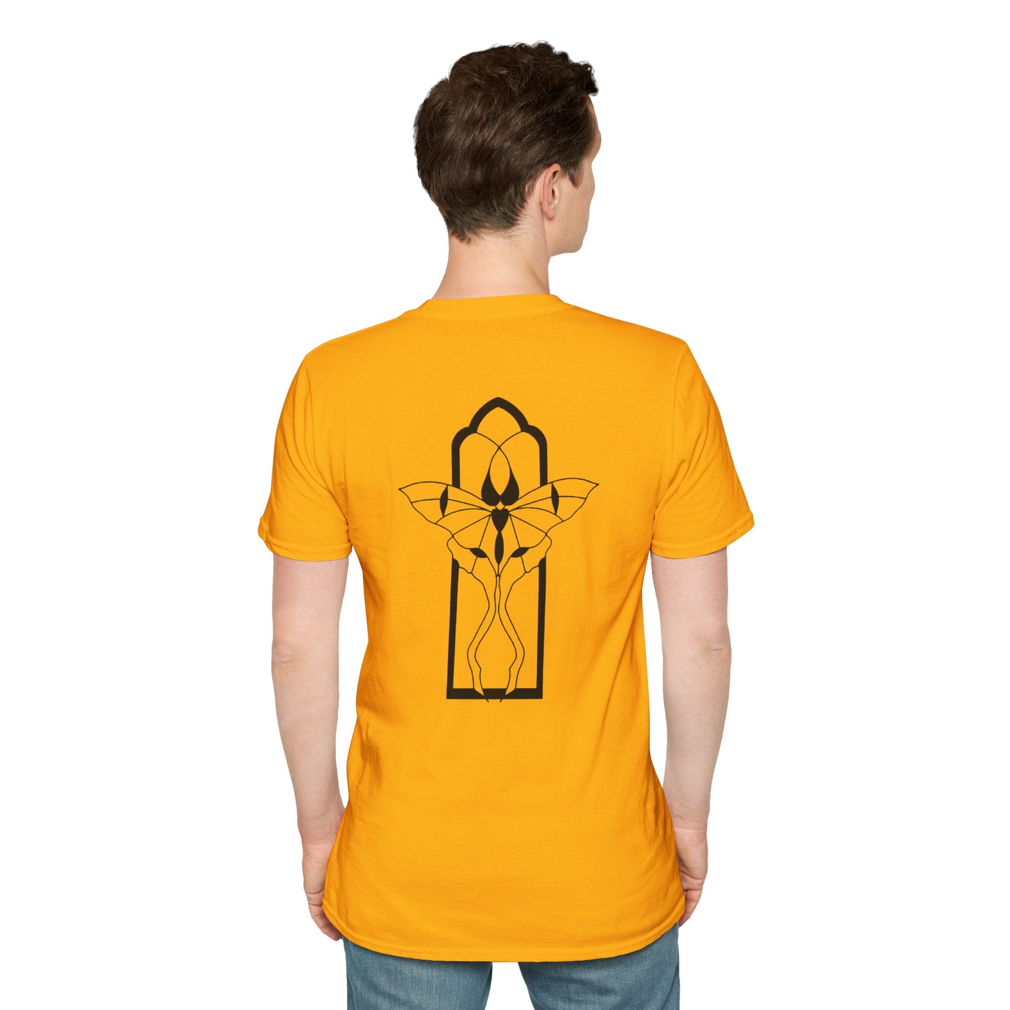 Graphic Tee —AT design 3 ~ Stained Glass Moth
