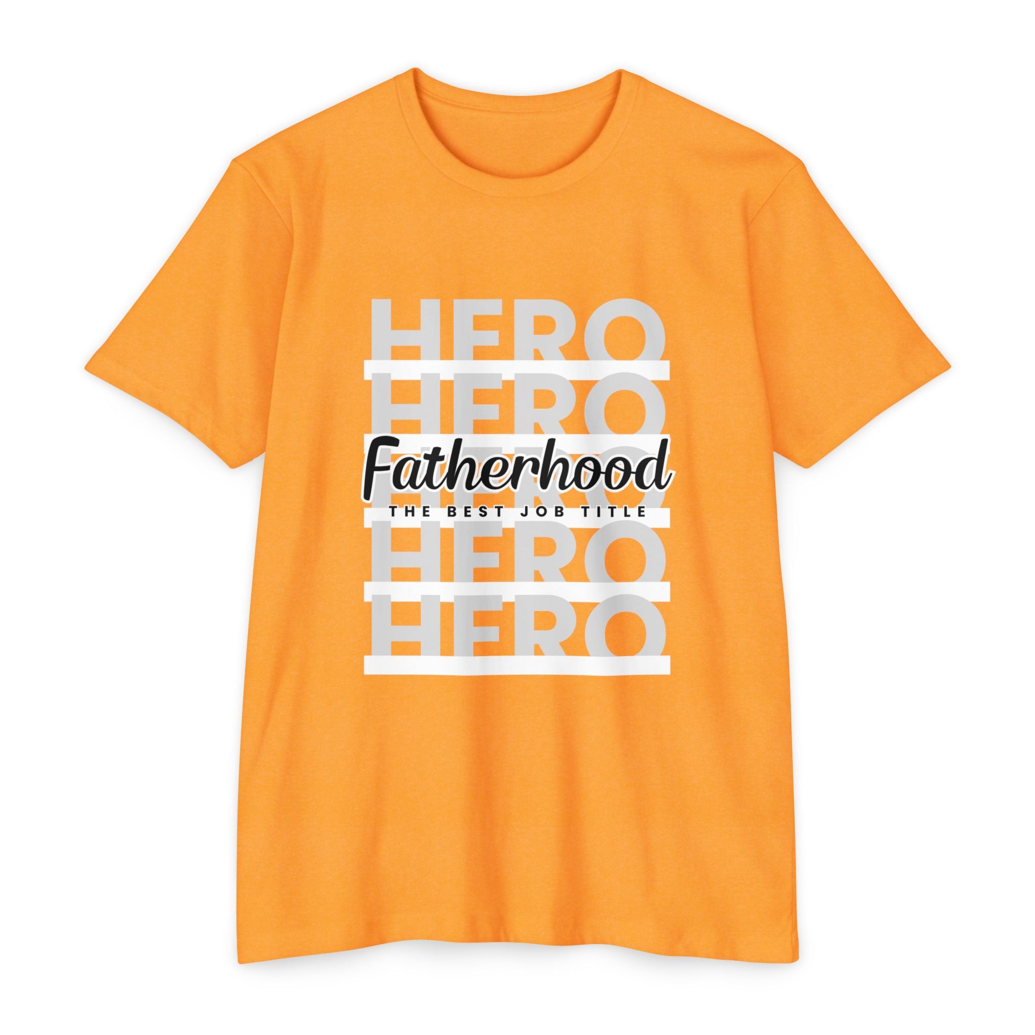 Fatherhood Hero T-Shirt — "Fatherhood: The Ultimate Title" Graphic Tee