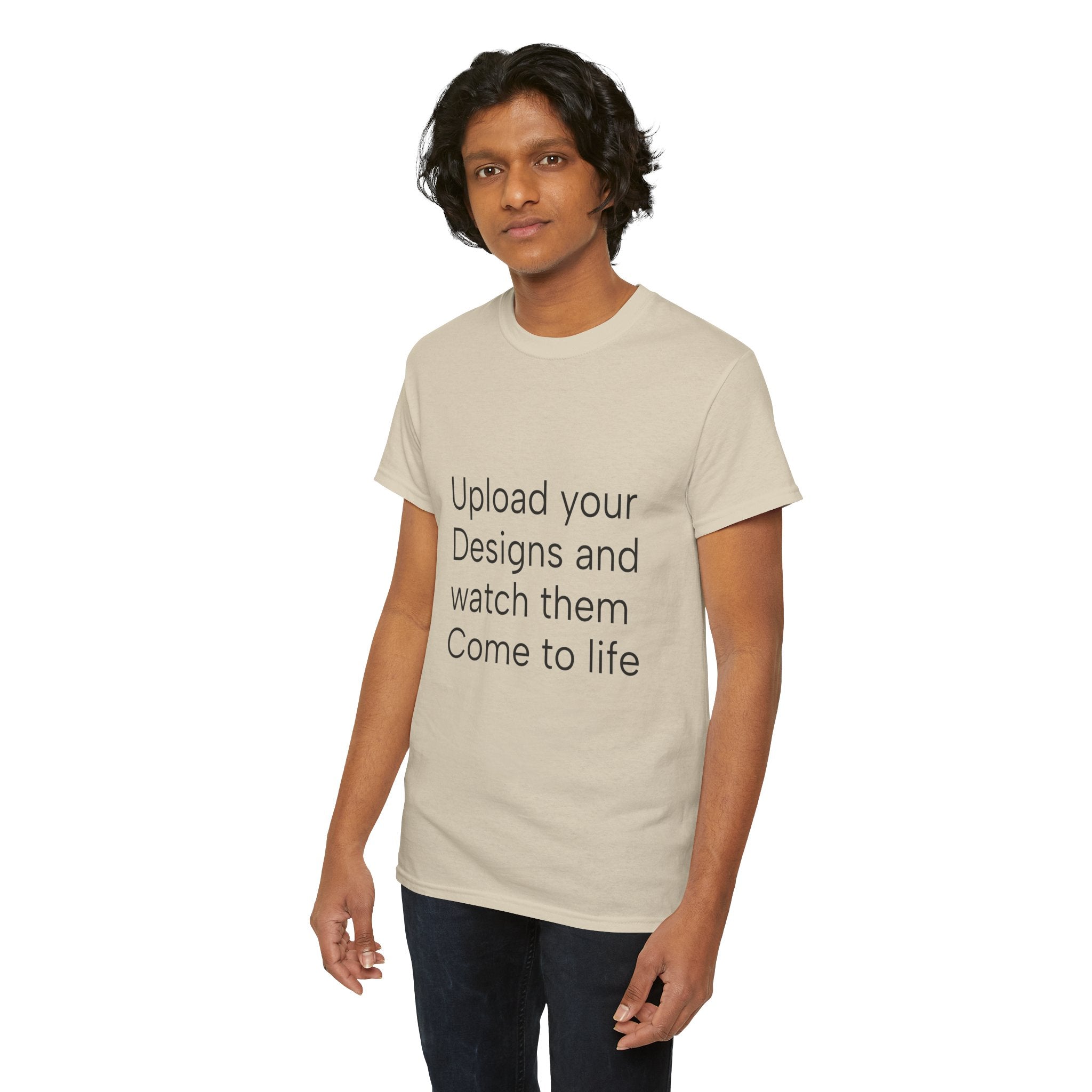 Customizable T‑Shirt – "Upload Your Designs and Watch Them Come to Life"