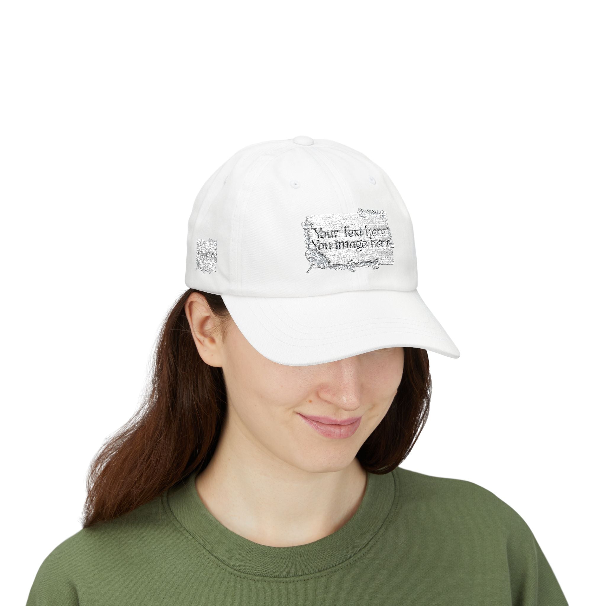 Minimal 'Print it your way' Embroidered Hat