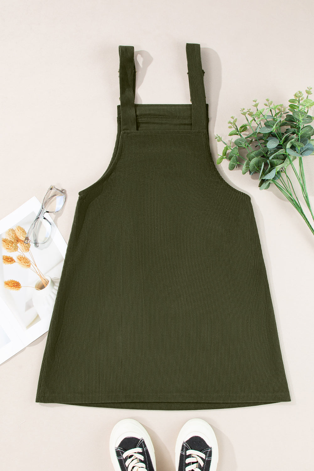 The Orchard - Corduroy Overall Dress