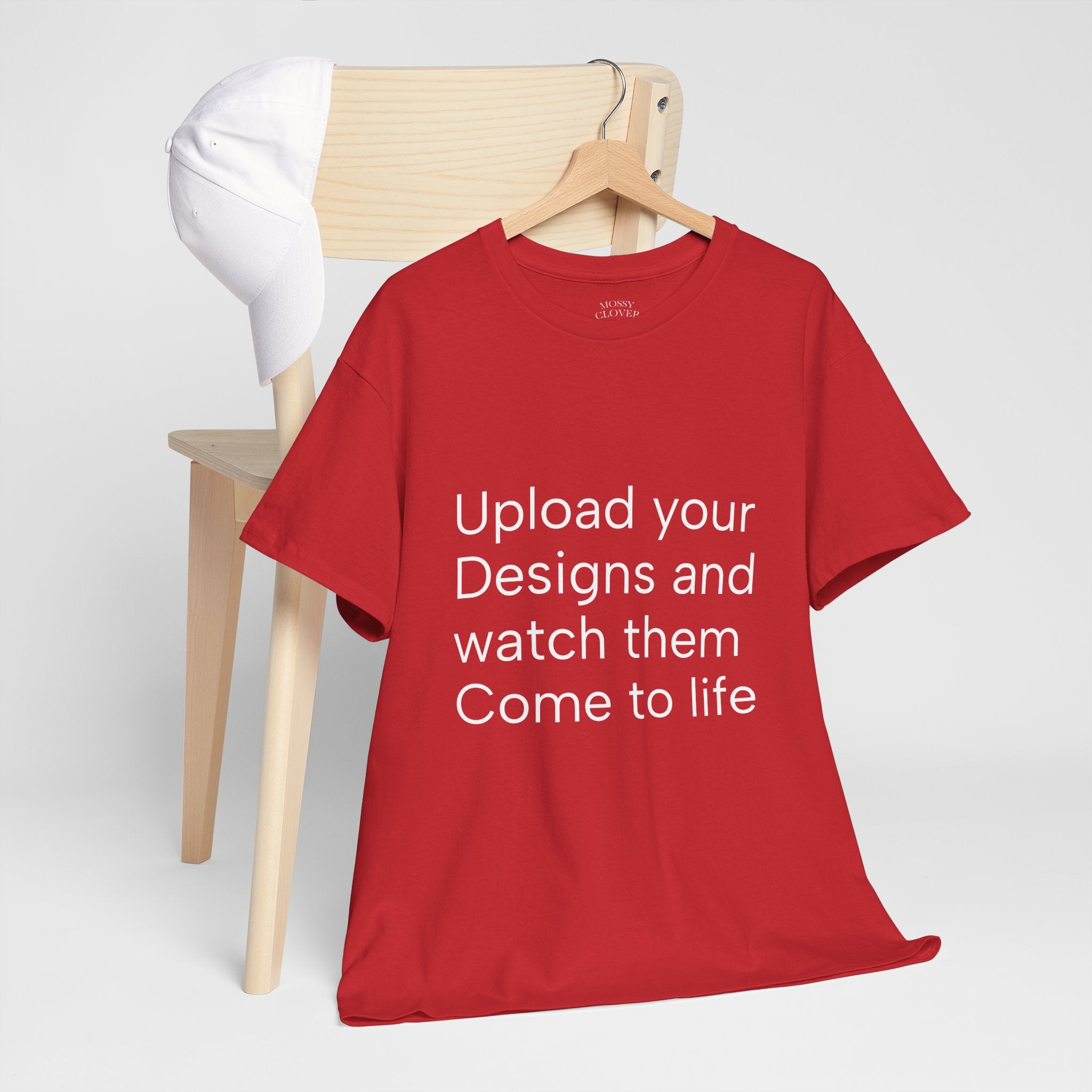 Customizable T‑Shirt – "Upload Your Designs and Watch Them Come to Life"
