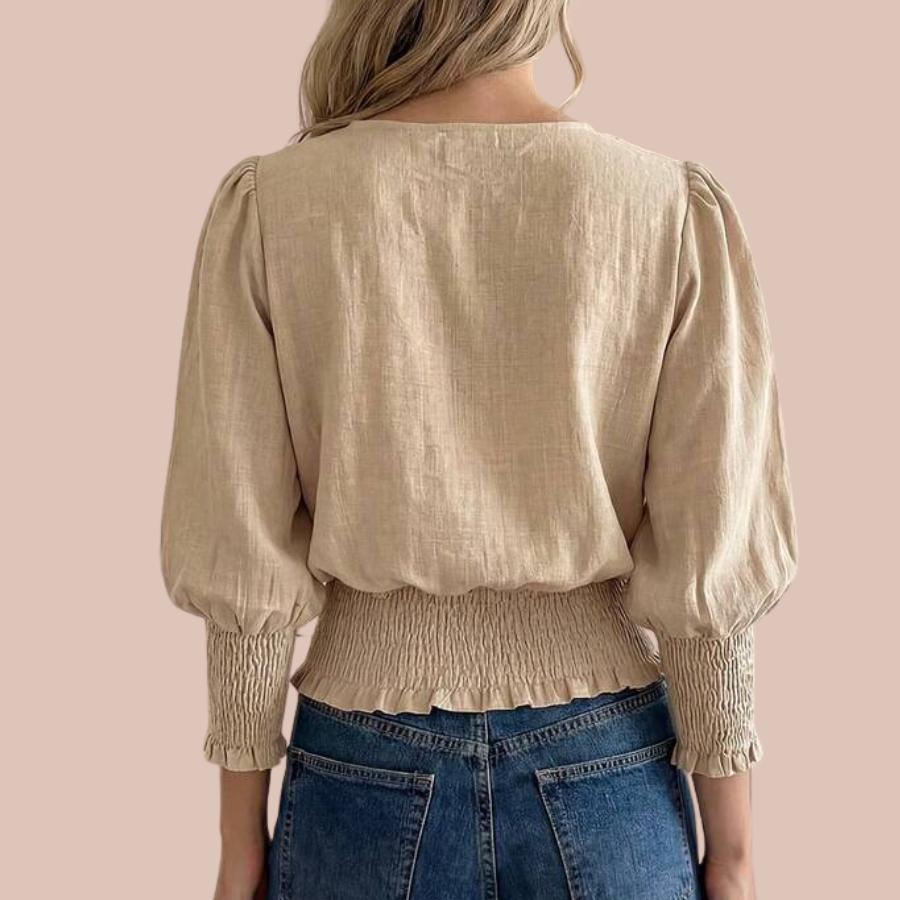 The Willow Gathered Blouse for Women