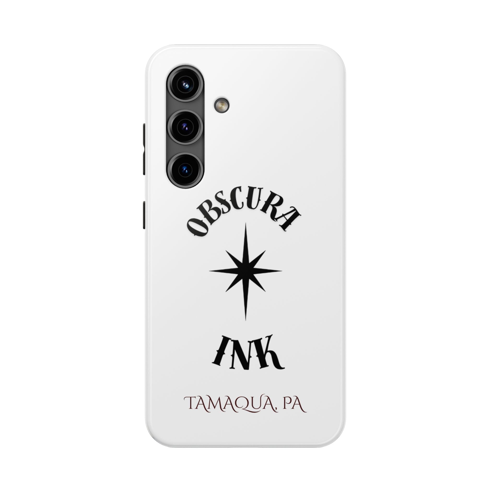 Tough Phone Case — Obscura Ink Compass Design (Tamaqua, PA)