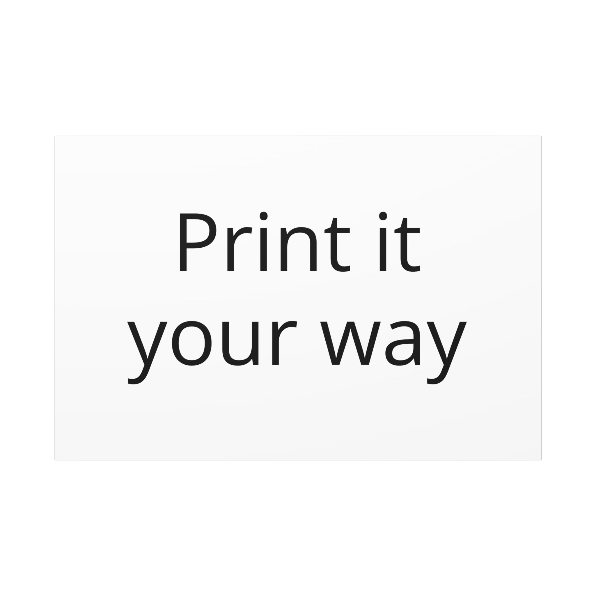 Matte Canvas, Stretched, 1.25"