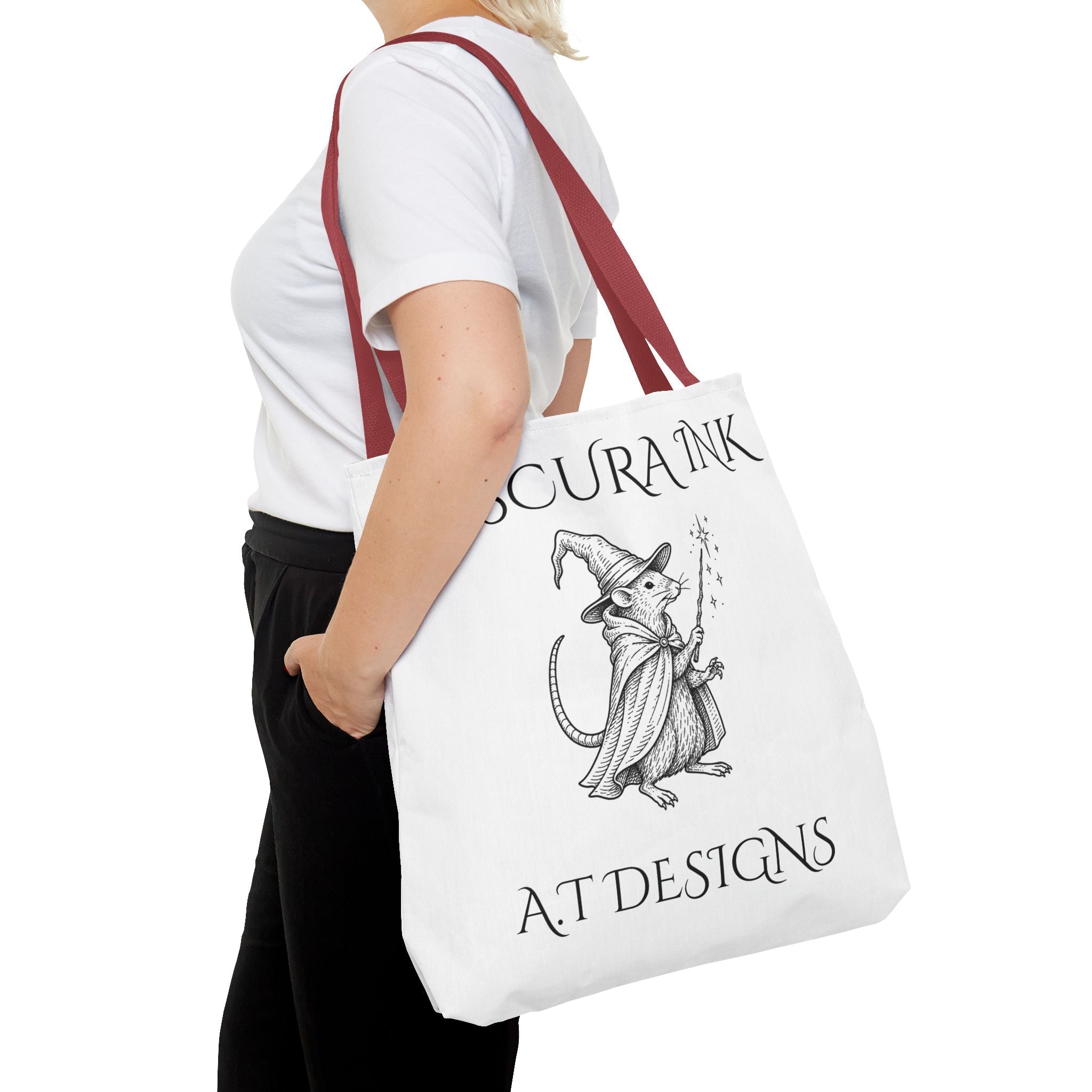 Obscura Ink Compass Tote Bag — Gothic Star Logo Canvas Tote
