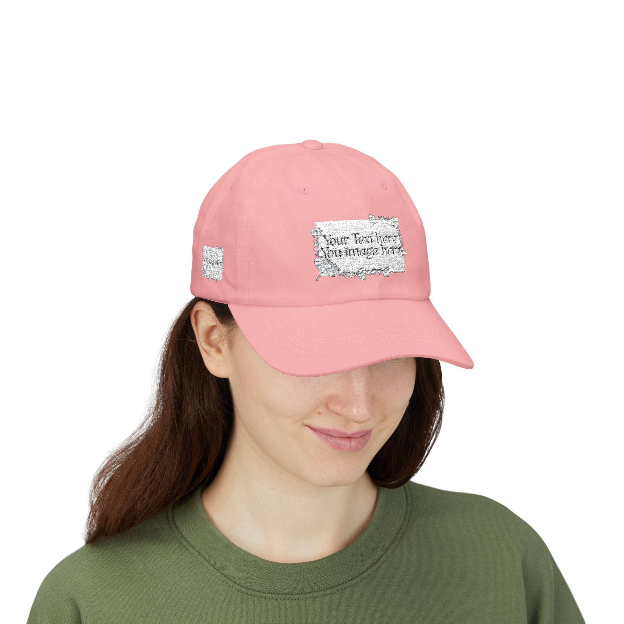 Minimal 'Print it your way' Embroidered Hat