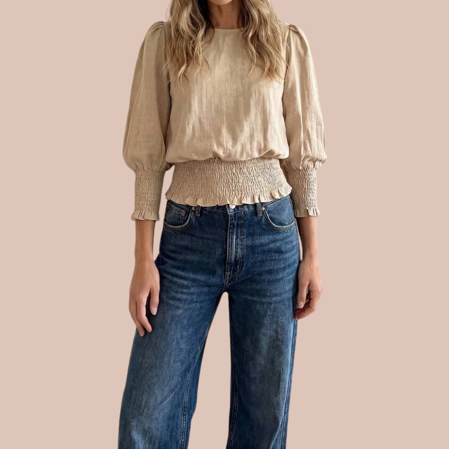 The Willow Gathered Blouse for Women
