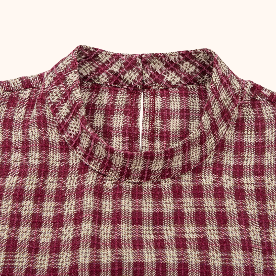 The Orchard Plaid Blouse for Women