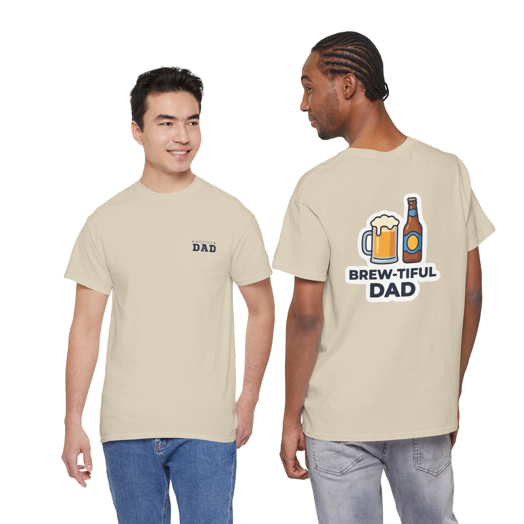 Brew-tiful Dad T-Shirt — Funny Father's Day Beer Tee