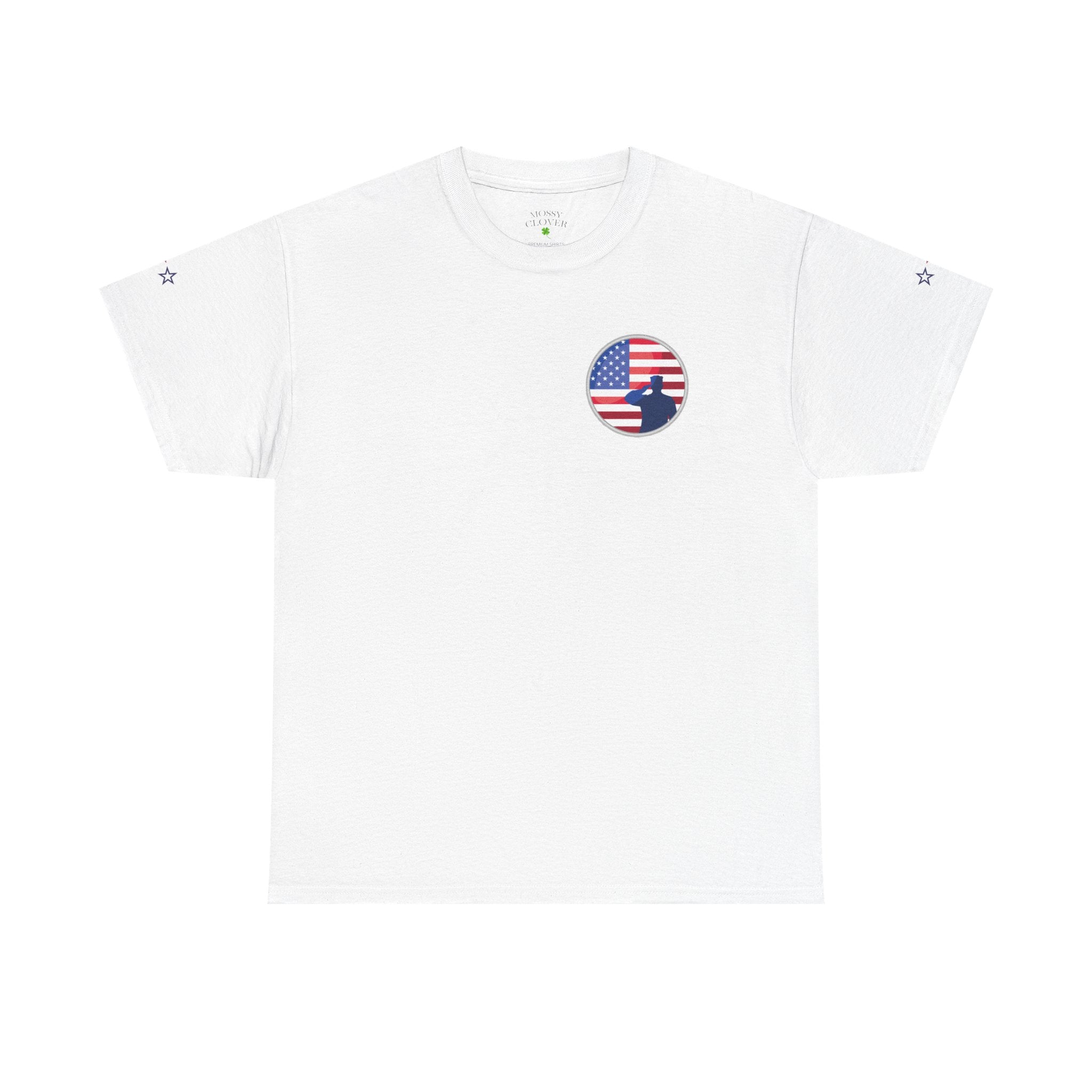 Thank You for Serving Tee — Patriotic American Flag Military Appreciation T-Shirt