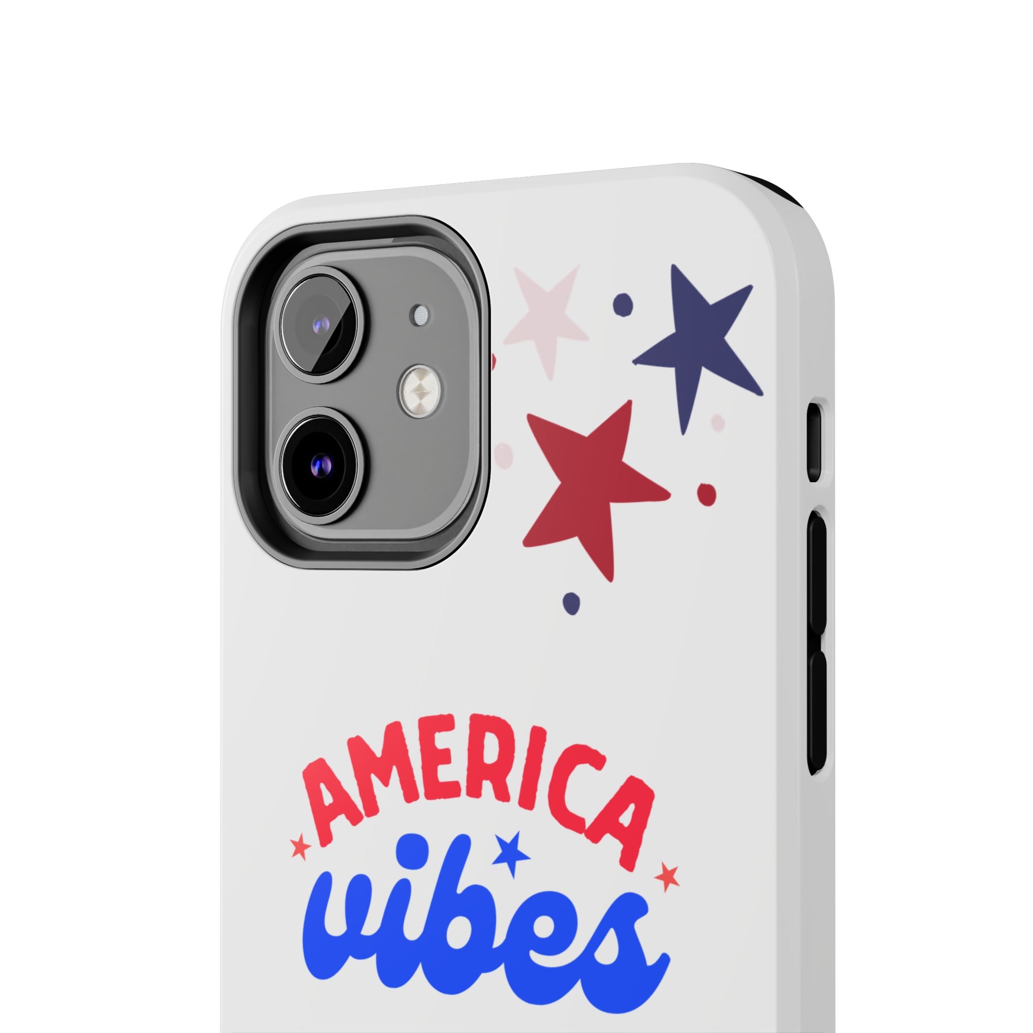 America Vibes Tough Phone Case — Patriotic Red White Blue Stars iPhone Case