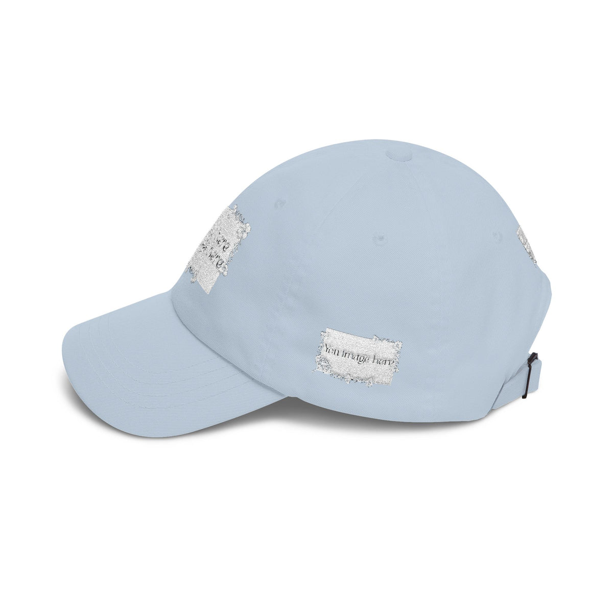 Minimal 'Print it your way' Embroidered Hat