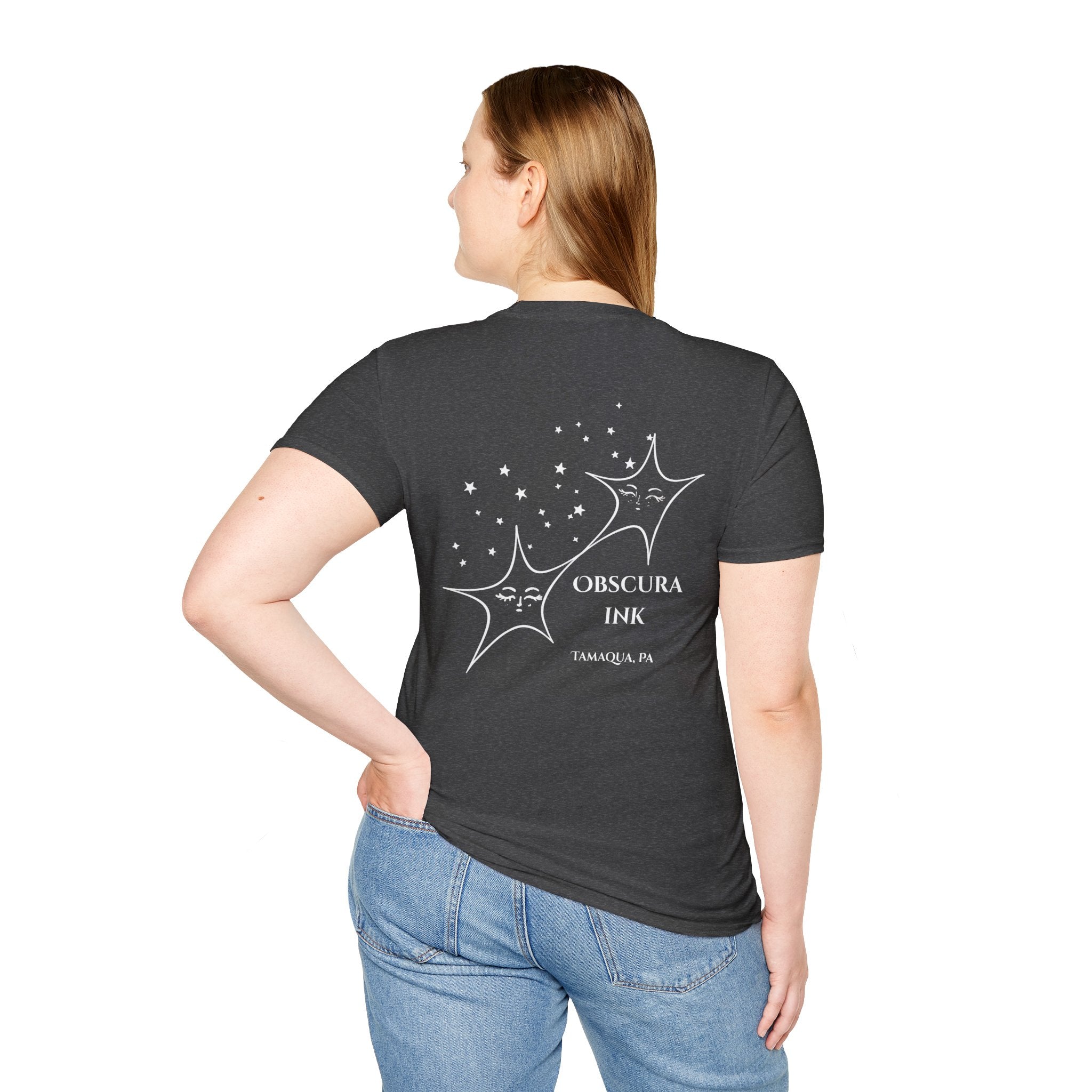 Stars logo ~ Back ~ Obscura Ink Signature Tee