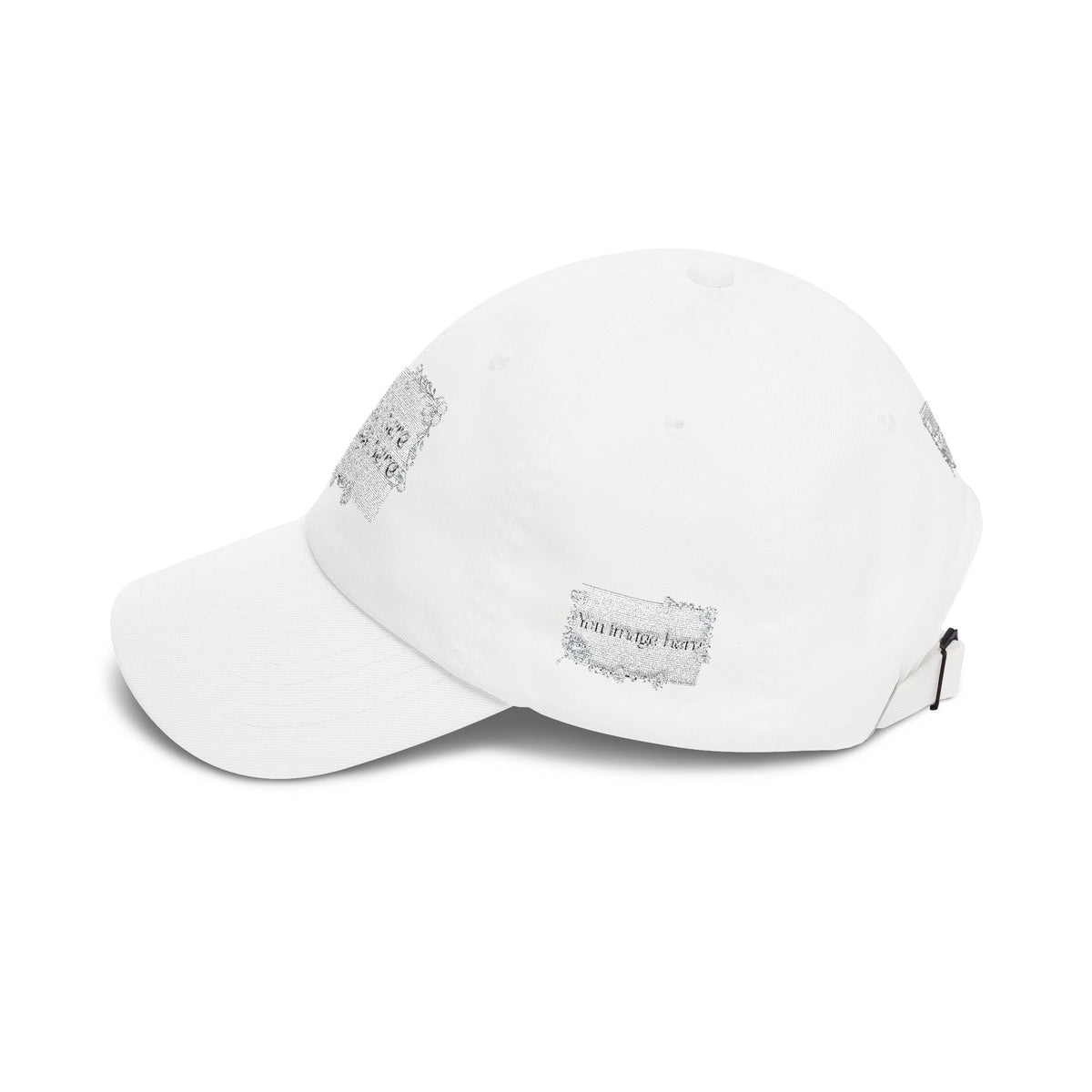 Minimal 'Print it your way' Embroidered Hat