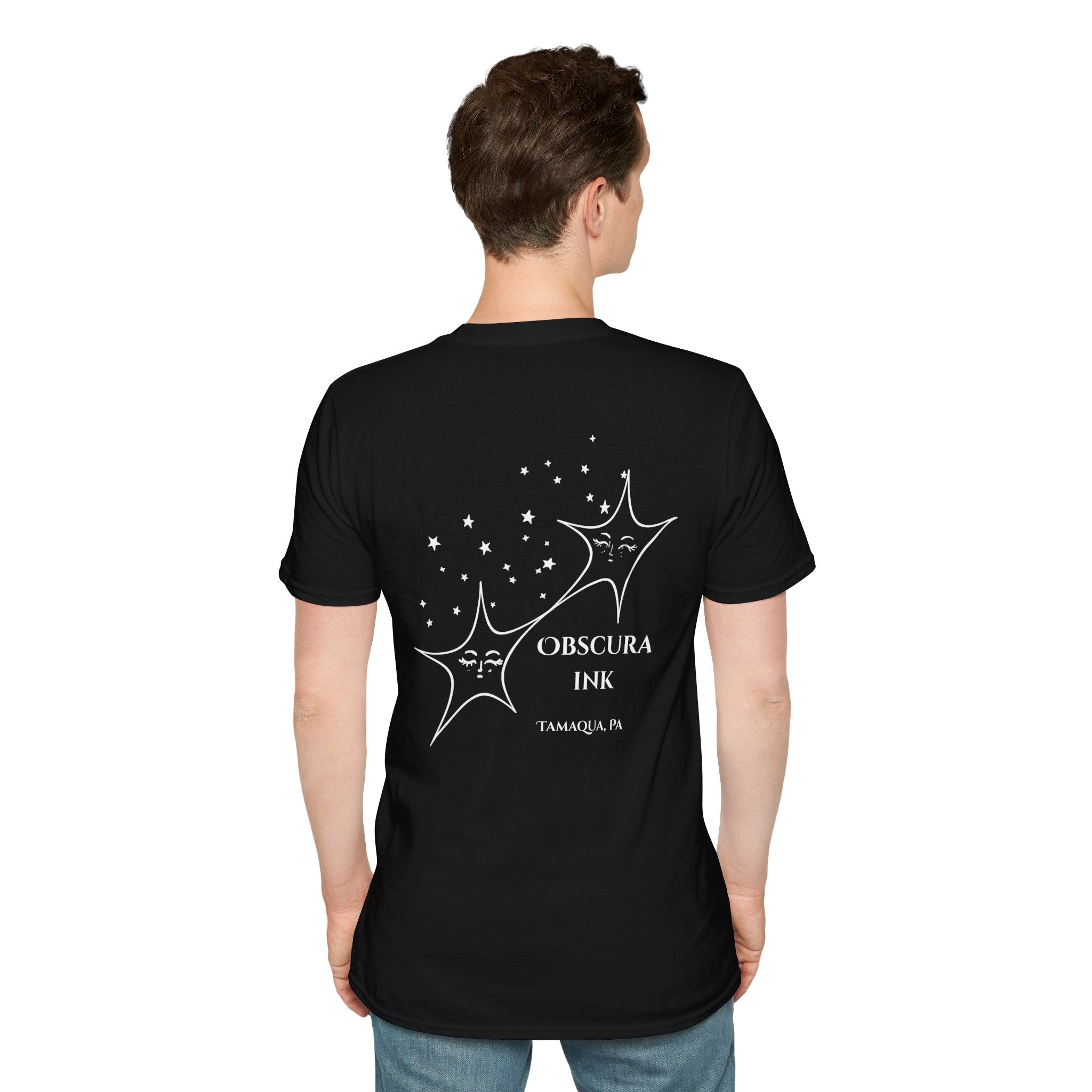 Stars logo ~ Back ~ Obscura Ink Signature Tee