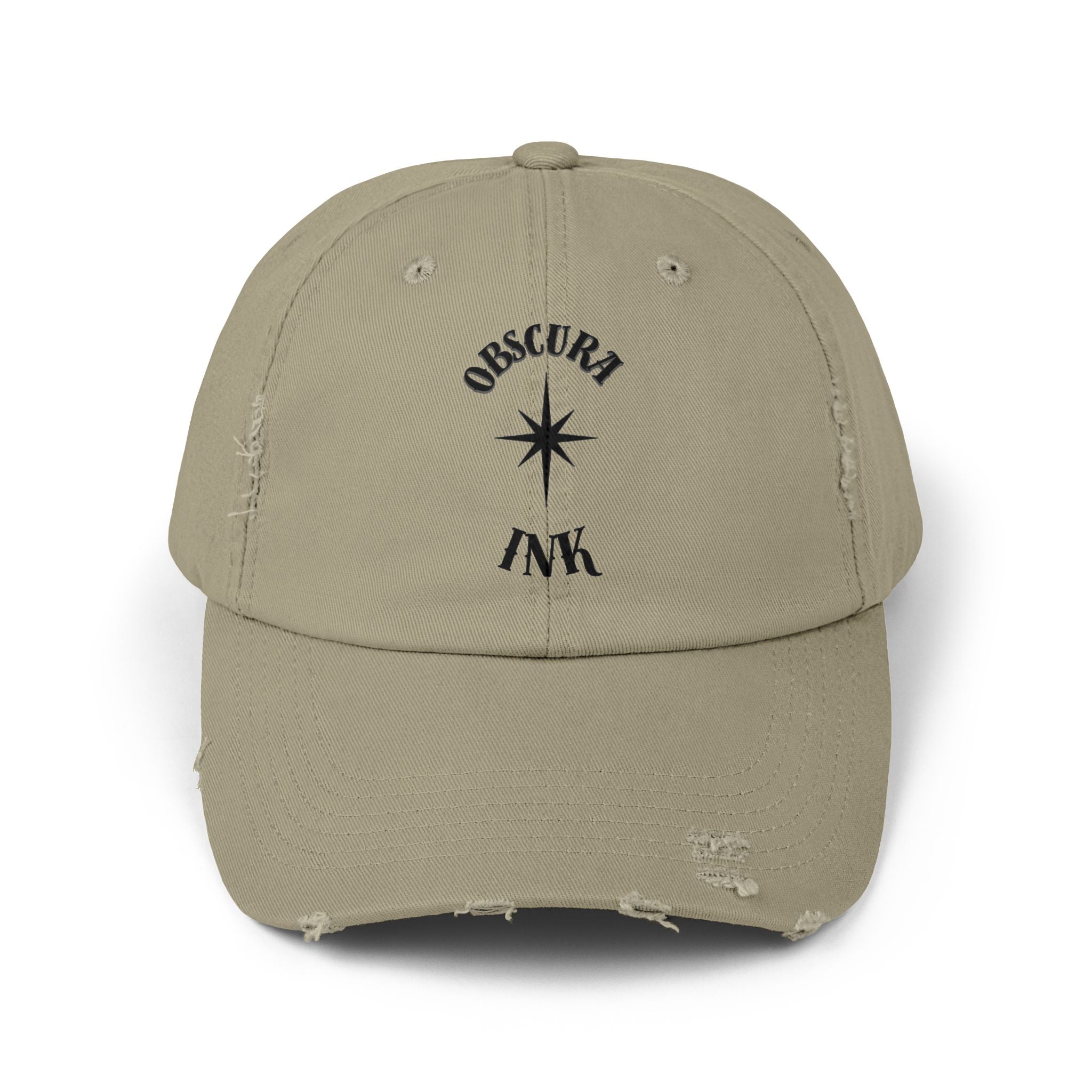 Obscura Ink LOGO ~ Distressed Baseball Cap