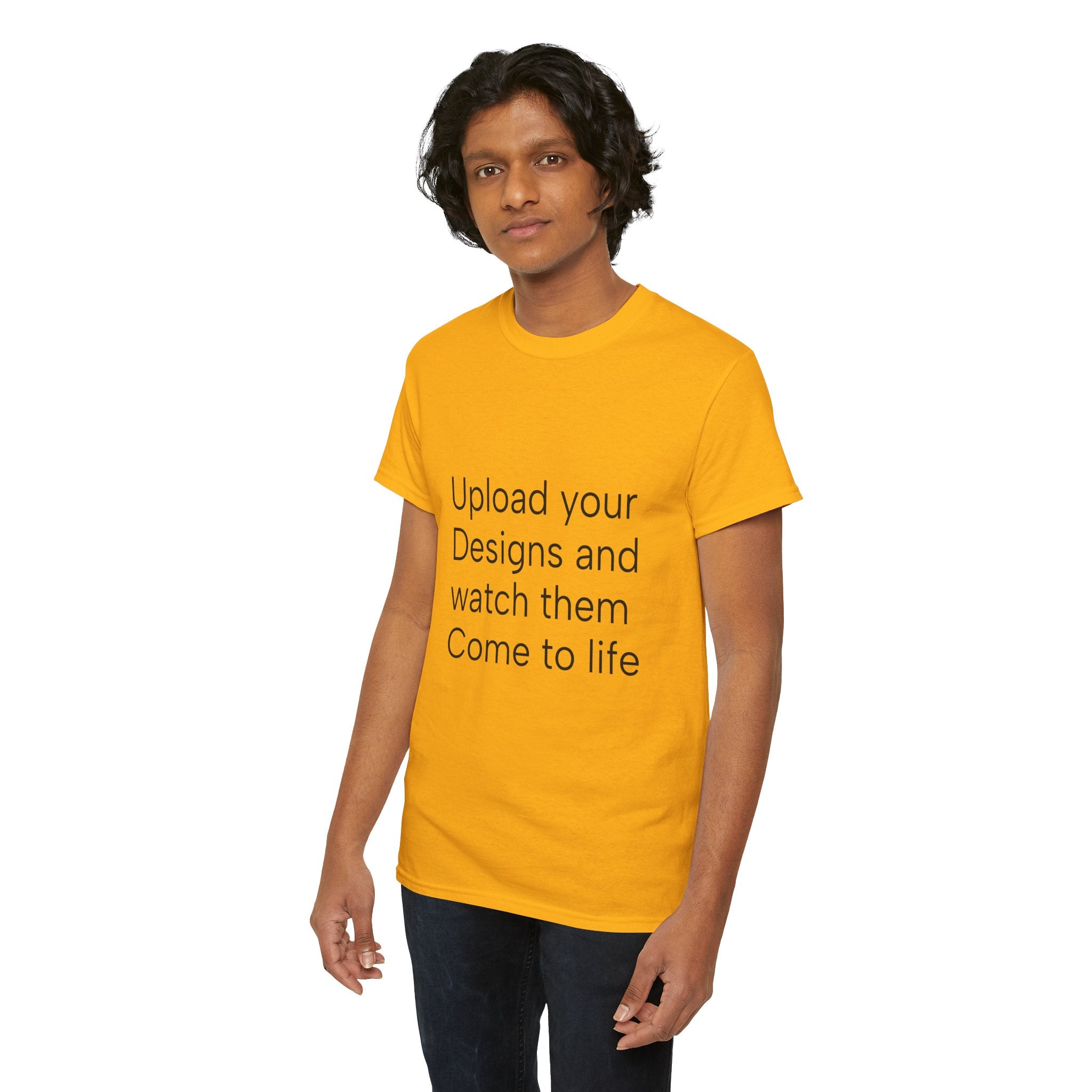 Customizable T‑Shirt – "Upload Your Designs and Watch Them Come to Life"