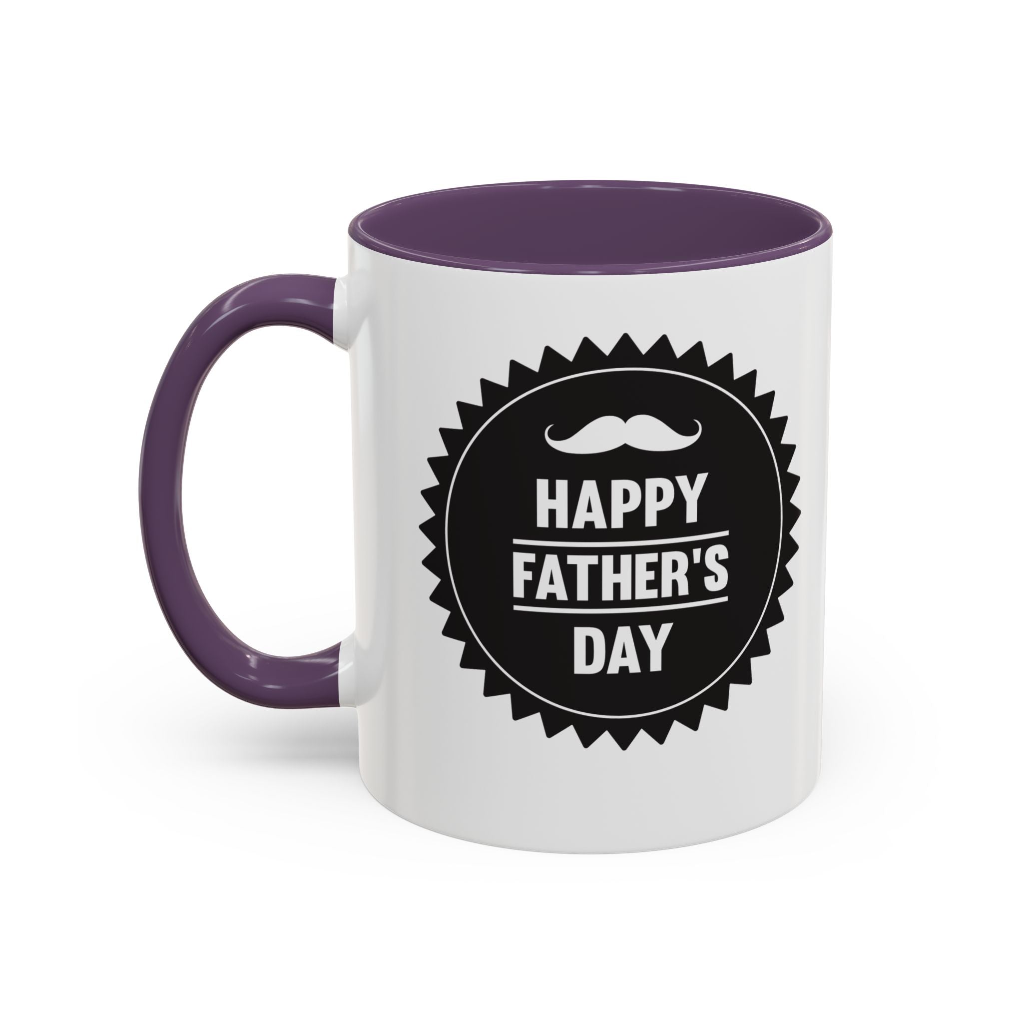 Fatherhood Coffee Mug – Vintage Hands Embrace 11/15oz Accent Mug (Best Dad Gift)