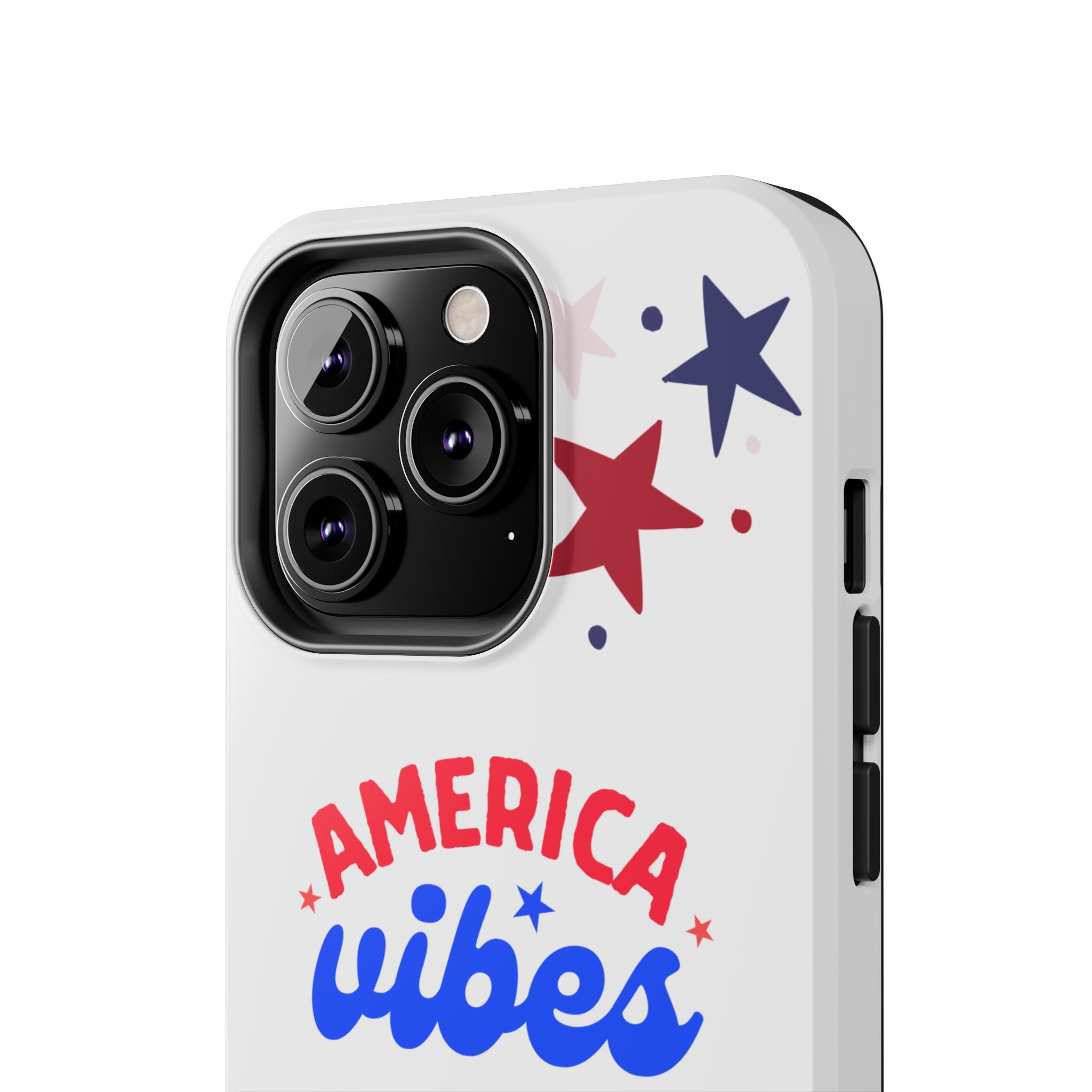 America Vibes Tough Phone Case — Patriotic Red White Blue Stars iPhone Case