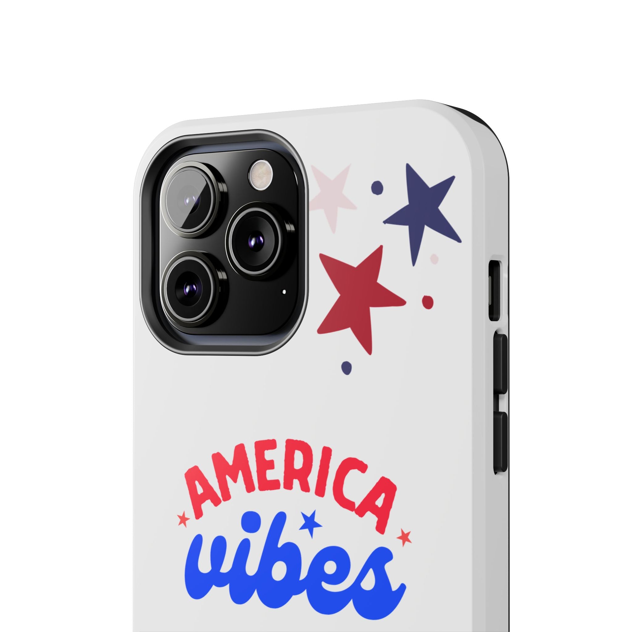 America Vibes Tough Phone Case — Patriotic Red White Blue Stars iPhone Case