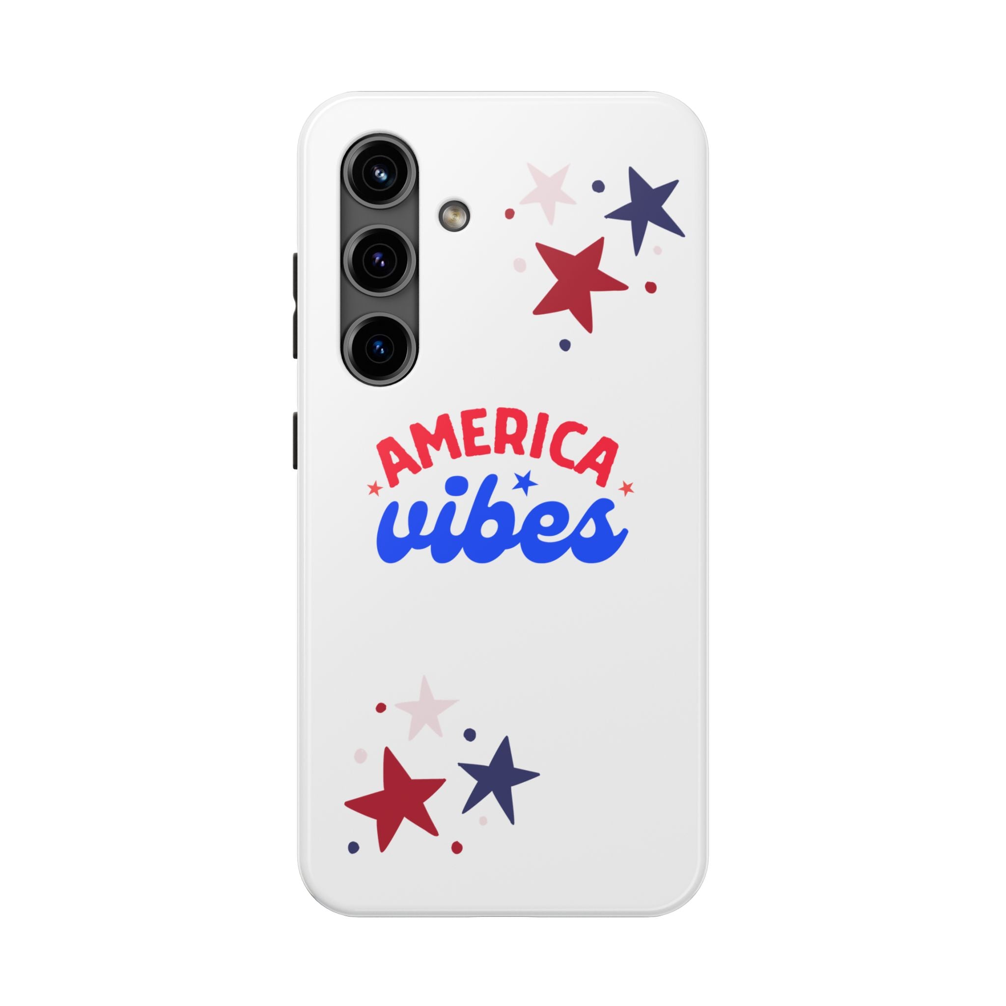 America Vibes Tough Phone Case — Patriotic Red White Blue Stars iPhone Case