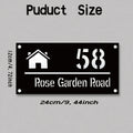 Personalized House Number Sign
