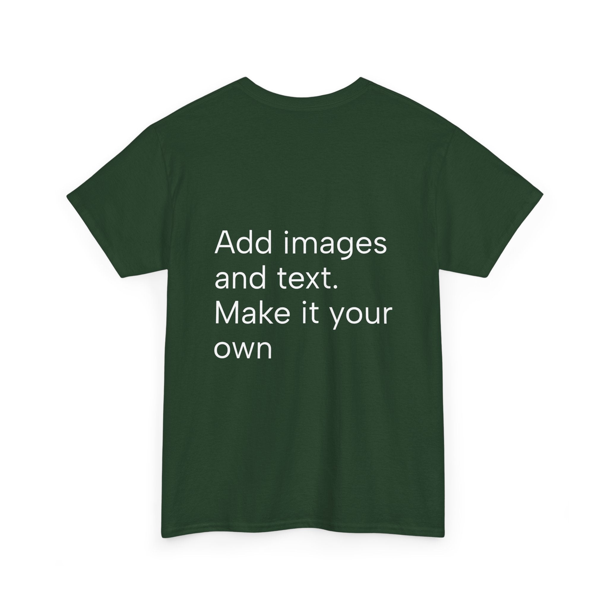 Customizable T‑Shirt – "Upload Your Designs and Watch Them Come to Life"