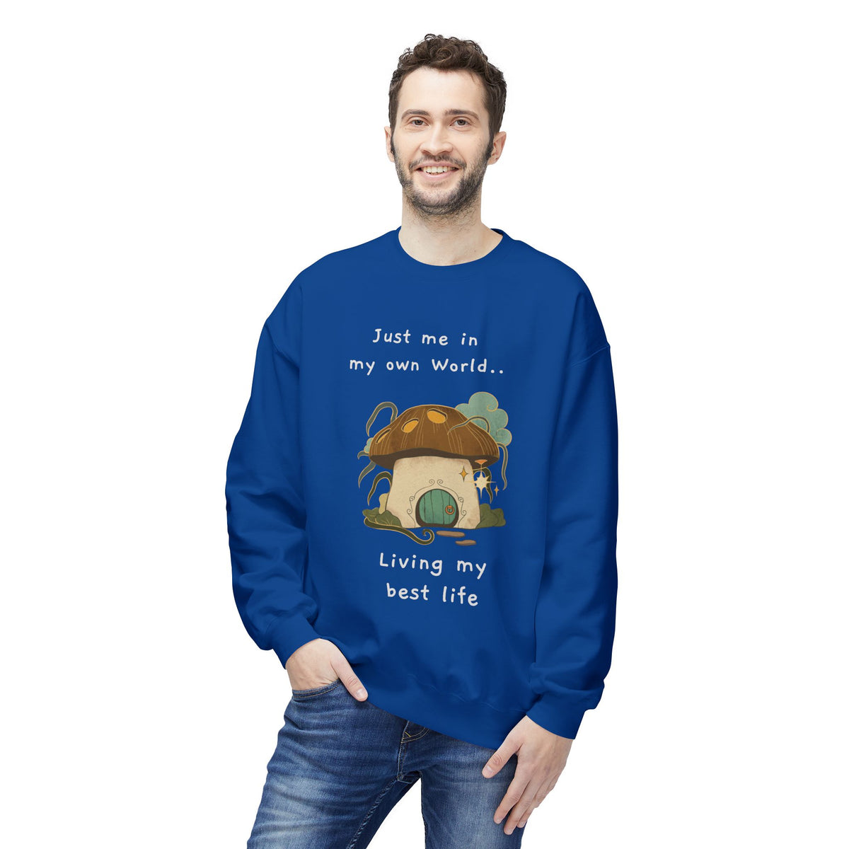 Cozy Mushroom House Sweatshirt — Crewneck