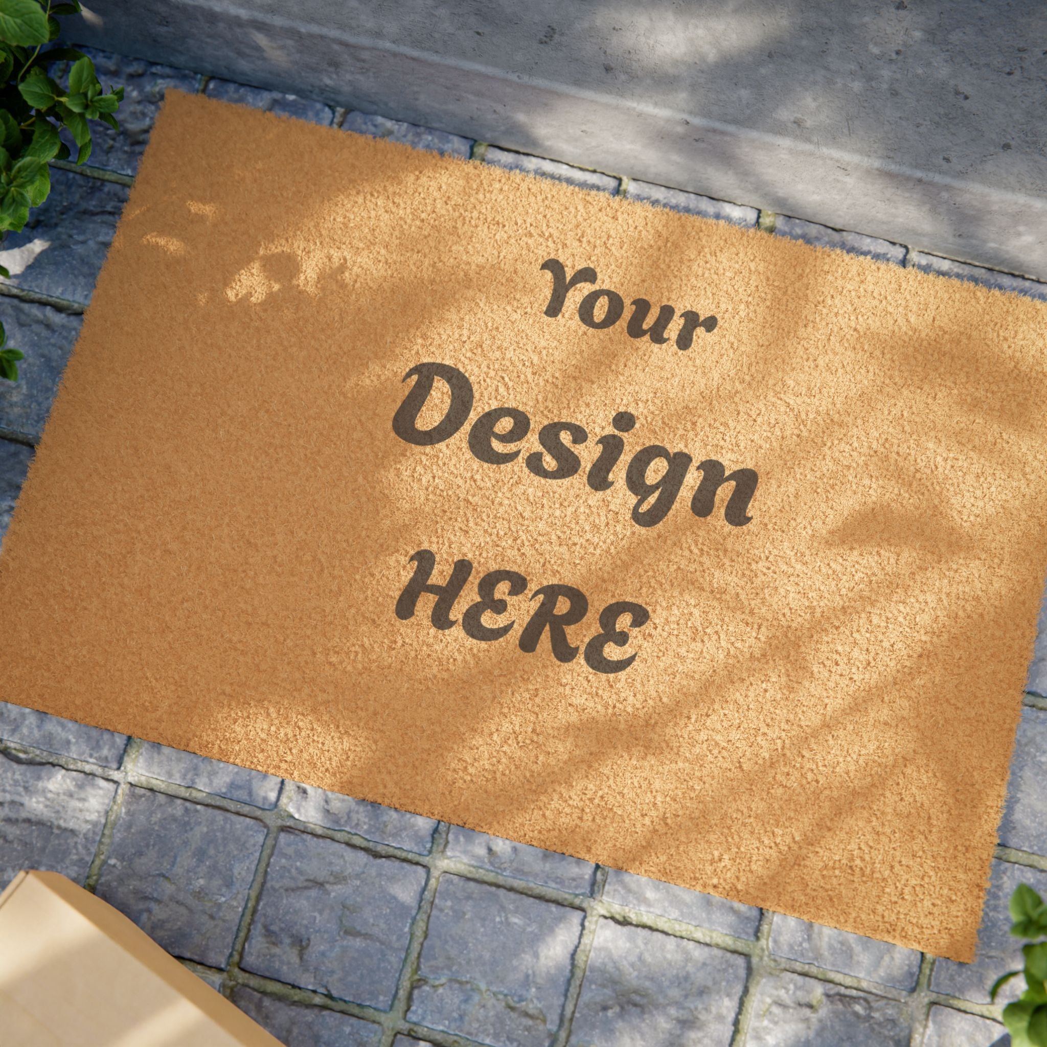 Personalized Welcome Doormat — Custom Design Coir Entrance Mat
