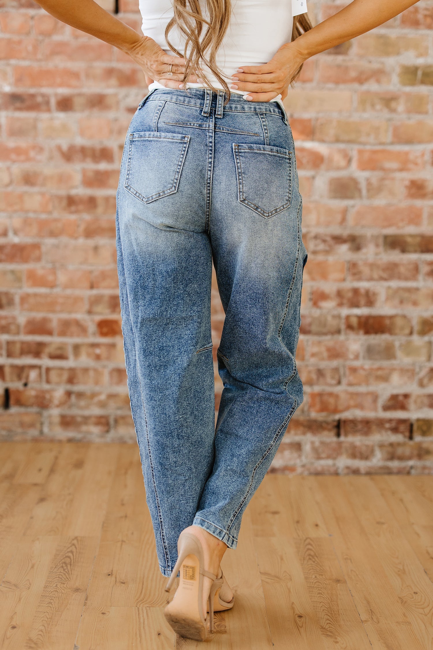 Ashford Seam Vintage Jeans — High-Rise Straight Leg Denim