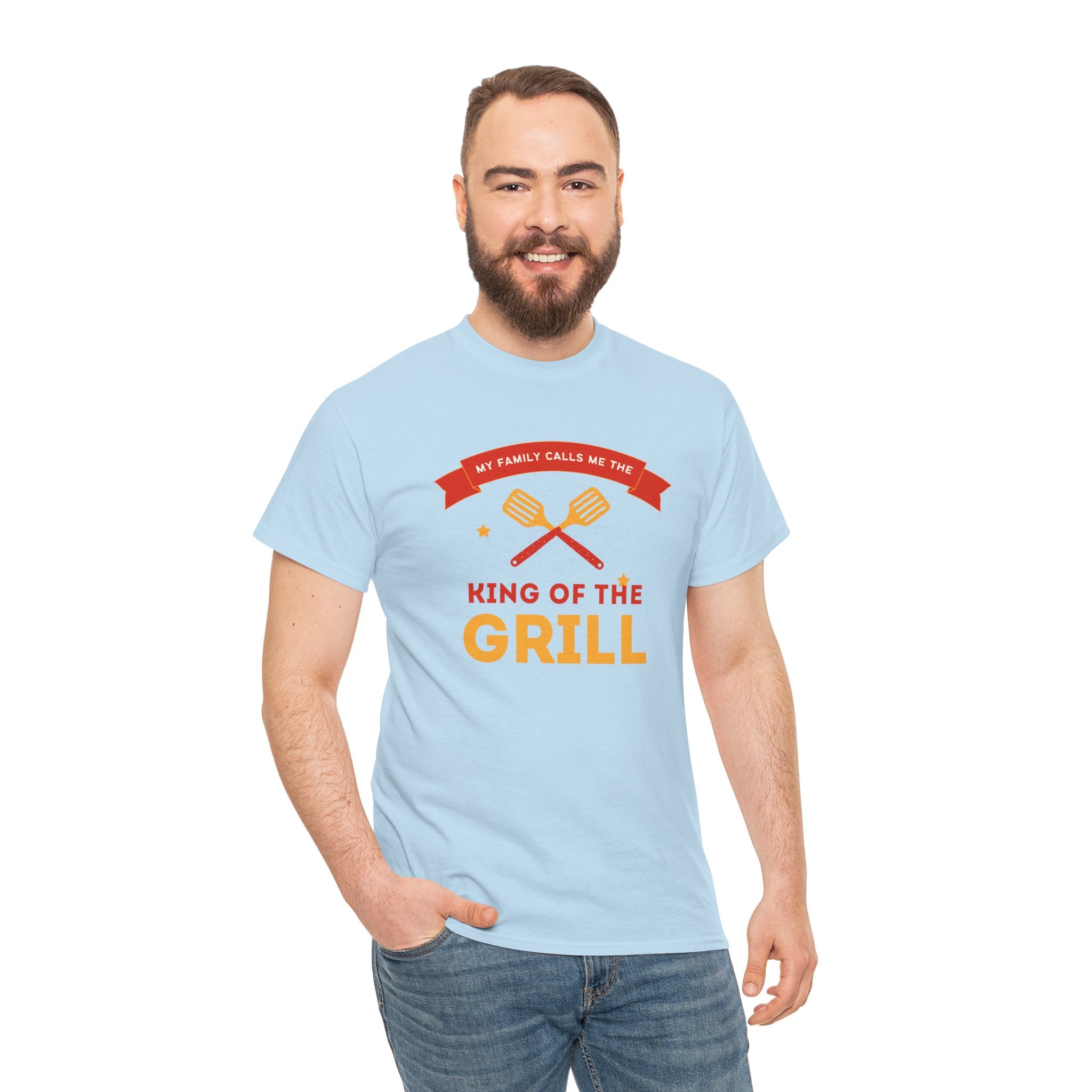 King of the Grill T-Shirt — My Family Calls Me The King of the Grill BBQ Tee