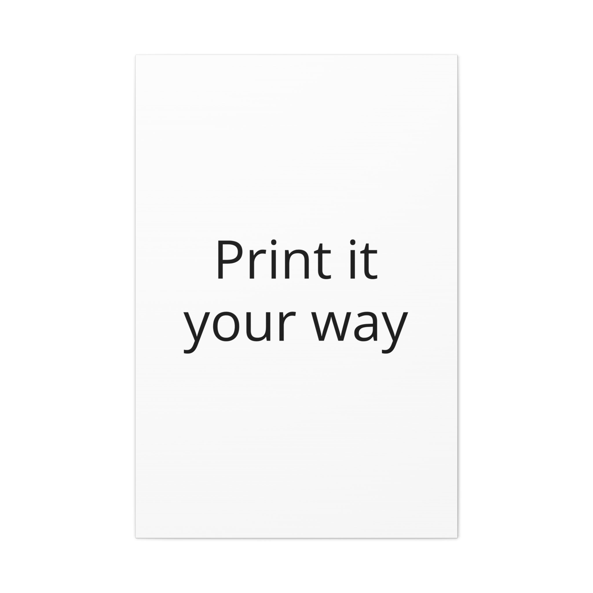 Matte Canvas, Stretched, 1.25"
