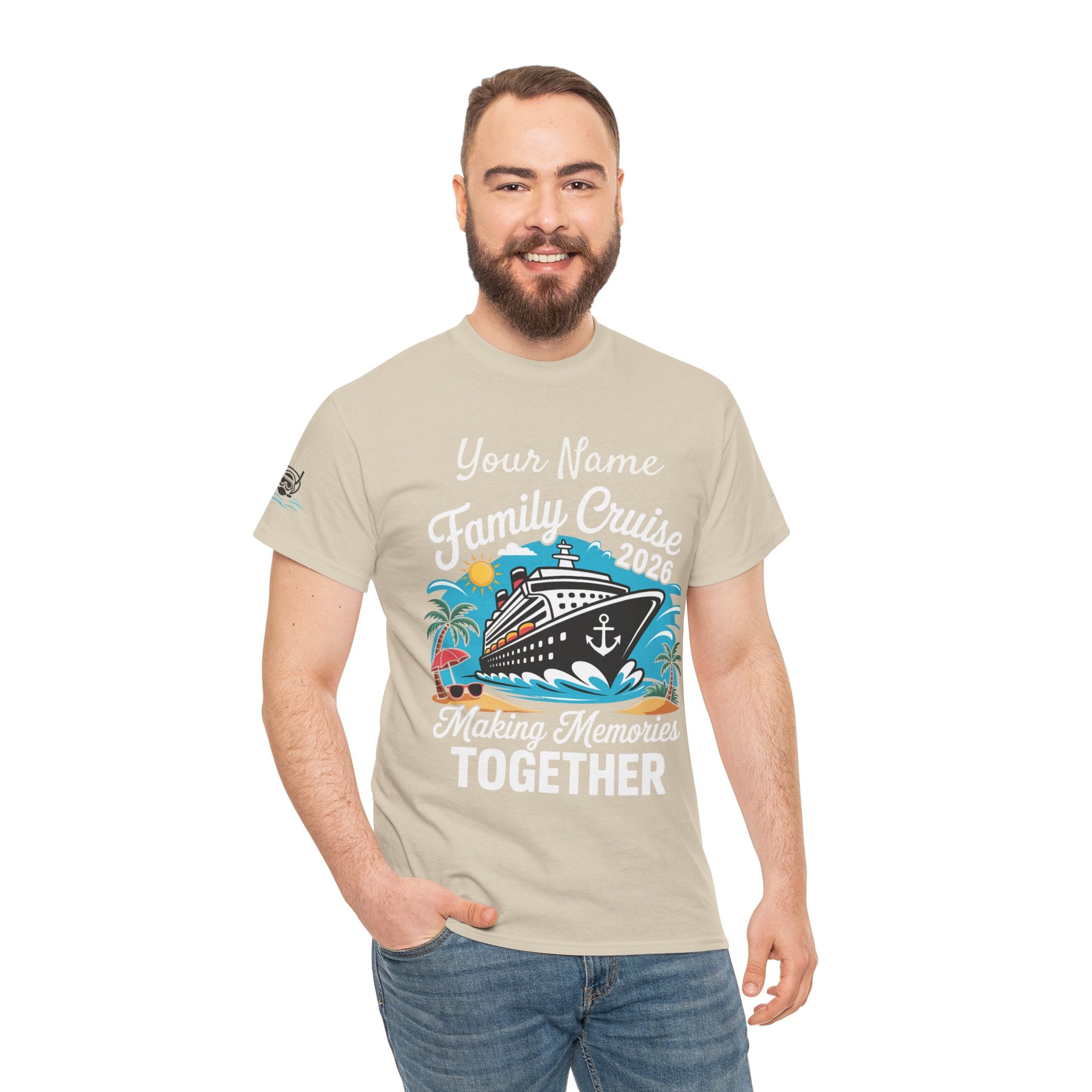 Family Cruise T‑Shirt — Customizable 'Making Memories Together' Cruise Vacation Tee