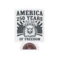 250 Years of Freedom Can Cooler – America 1776–2026 Eagle Flag Stubby Cooler