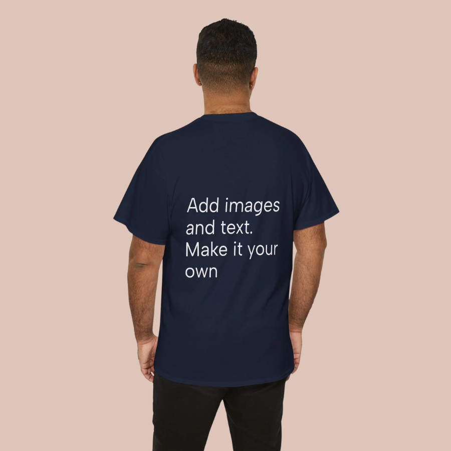 Customizable T‑Shirt – "Upload Your Designs and Watch Them Come to Life"