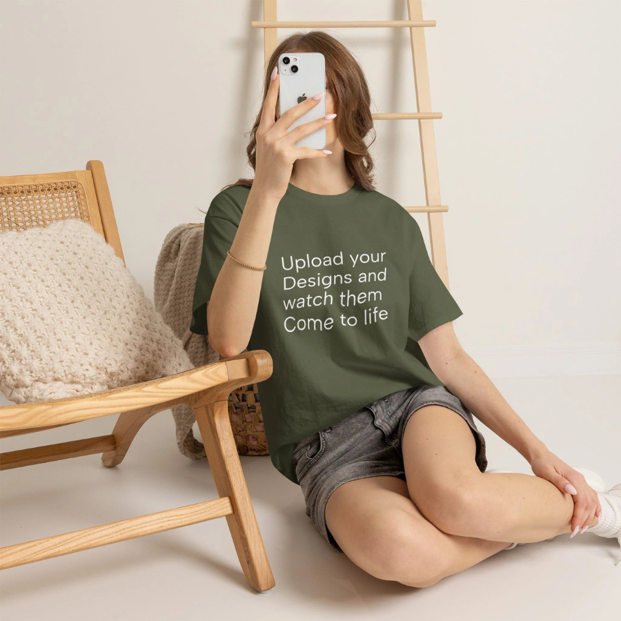 Customizable T‑Shirt – "Upload Your Designs and Watch Them Come to Life"