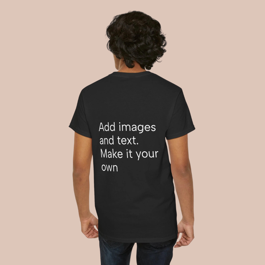 Customizable T‑Shirt – "Upload Your Designs and Watch Them Come to Life"