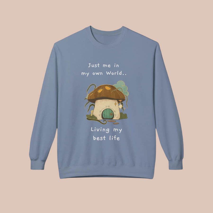 Cozy Mushroom House Sweatshirt — Crewneck