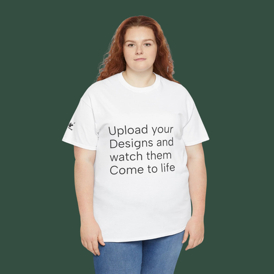 Customizable T‑Shirt – "Upload Your Designs and Watch Them Come to Life"